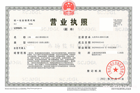 上海办理信息科技公司营业执照流程和资料