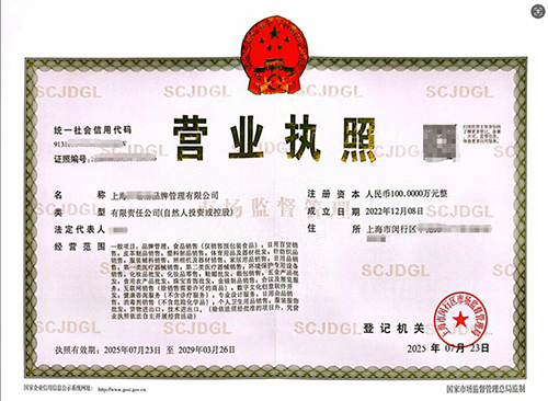 上海注册品牌管理公司的手续和流程